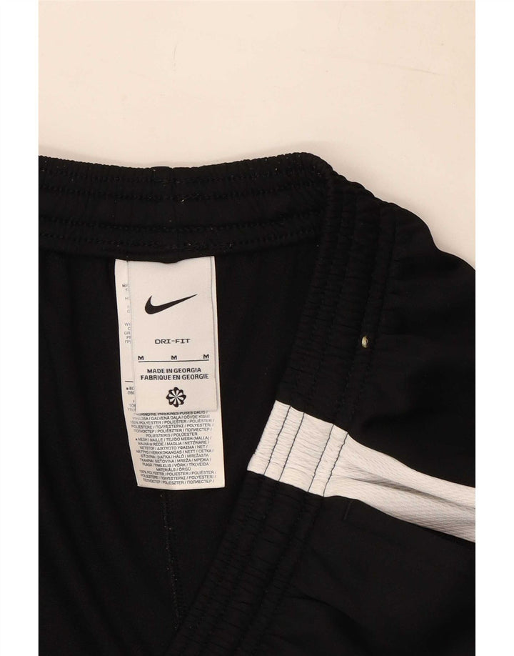 Pantaloni de trening Nike Dri Fit pentru bărbați, negru mediu, poliester bloc de culoare