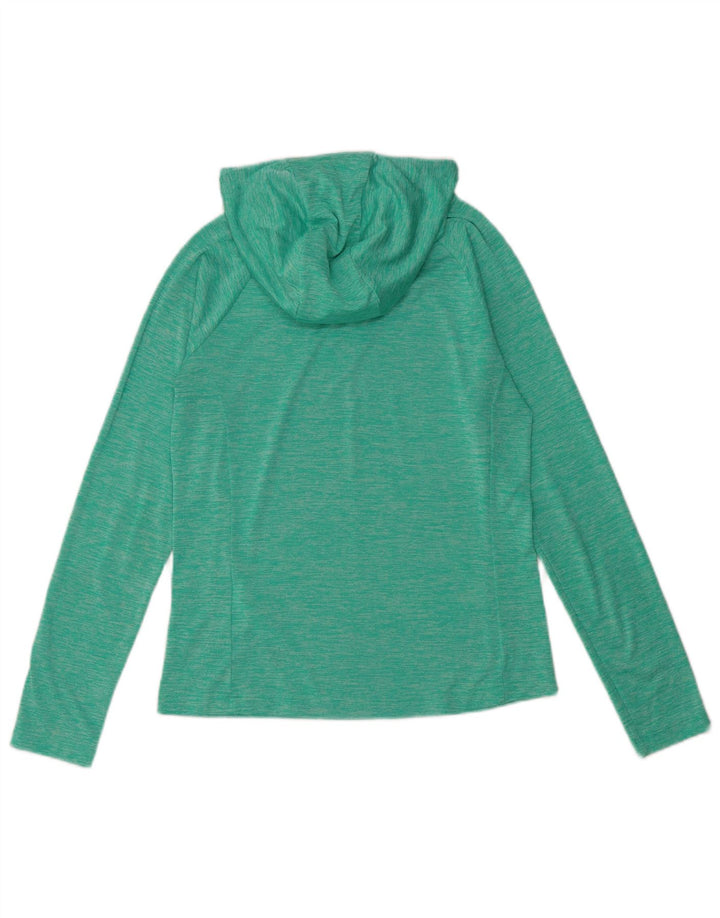 Under Armour pentru femei Heat Gear Top cu mânecă lungă UK 6 XS Poliester verde