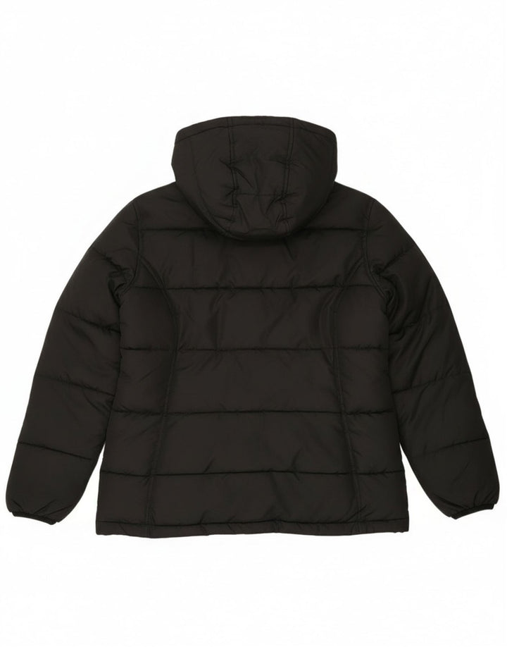 Jachetă căptușită cu glugă Reebok pentru femei UK 10 Small Black