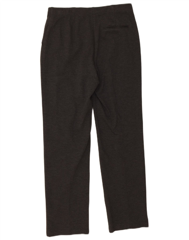 Pantaloni drepti pentru femei Marks & Spencer UK 12 Medium W30 L29 Gri Viscoză