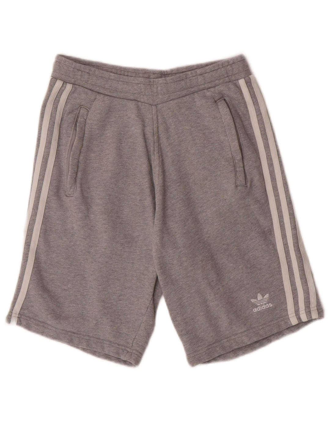 Pantaloni scurți sport adidas pentru bărbați, bumbac, gri mic