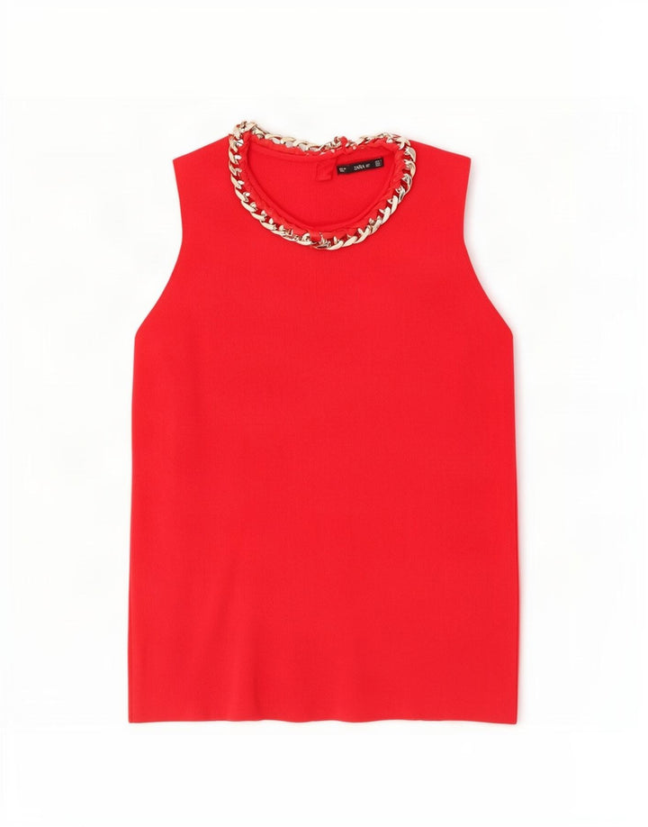 Vestă pentru femei Zara UK 12 Medium Red