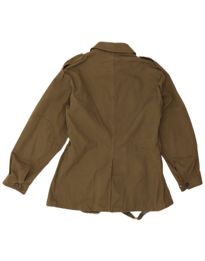 Jachetă militară vintage pentru bărbați UK 40 Large Khaki