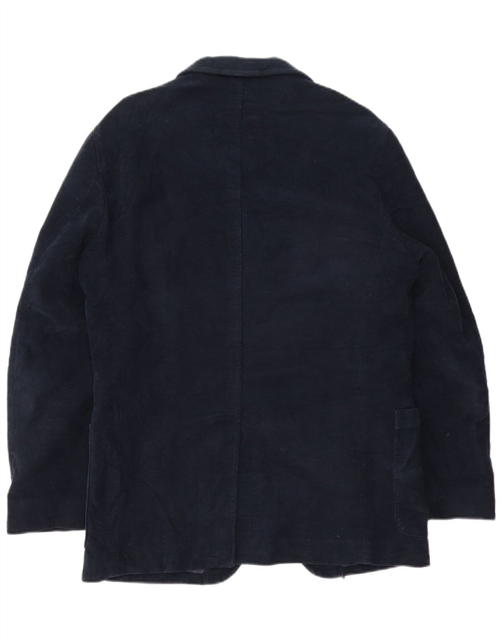 Blazer Woolrich pentru bărbați cu 3 nasturi UK 38 Medium Bleumarin Clasic