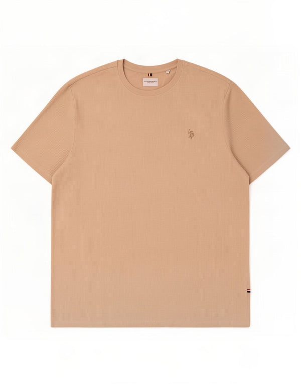 U.S. Polo Assn. Tricou Bărbați Top 2XL Bej Bumbac