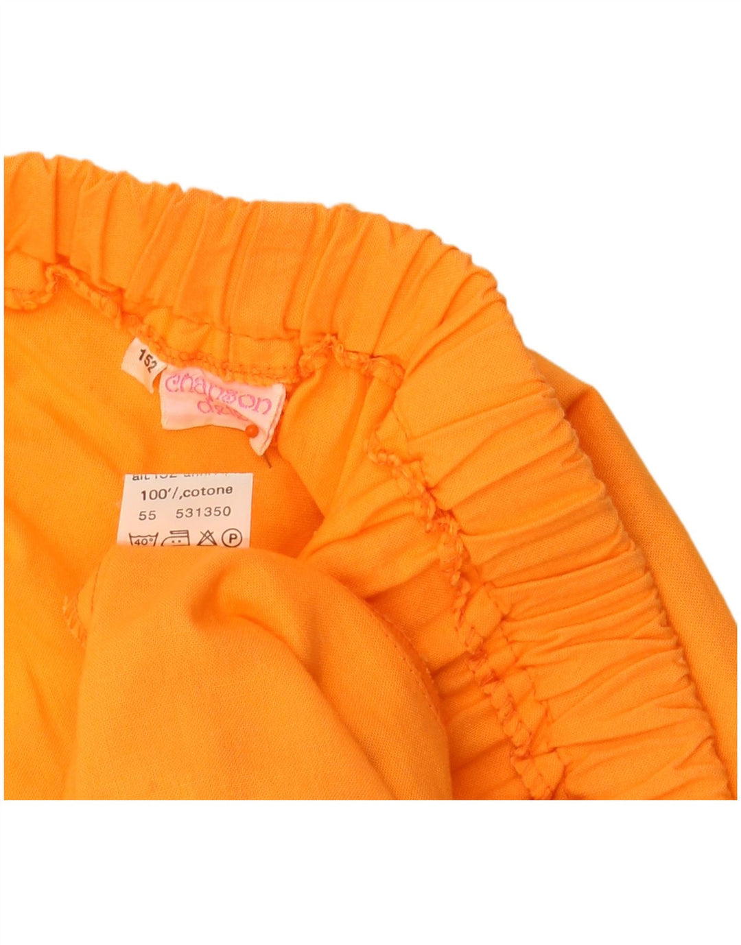 Fustă A-Line Fete VINTAGE 12-13 Ani W30 Bumbac Portocaliu