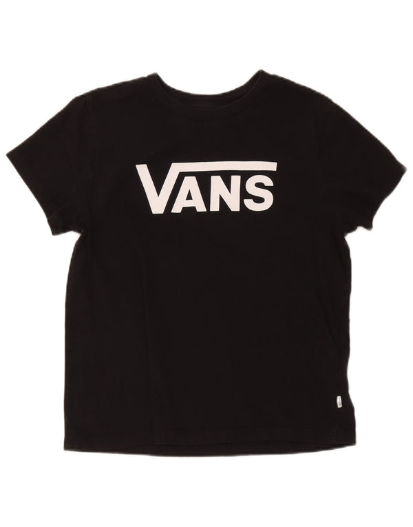 Tricou grafic Vans pentru femei Top UK 16 Large Black Bumbac