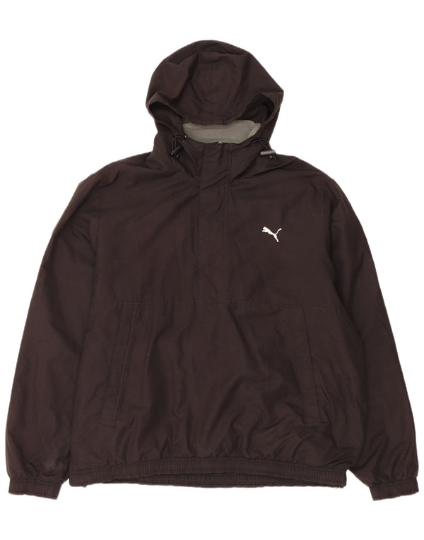 Jachetă Windbreaker cu glugă pentru bărbați Puma UK 42 XL Poliester negru