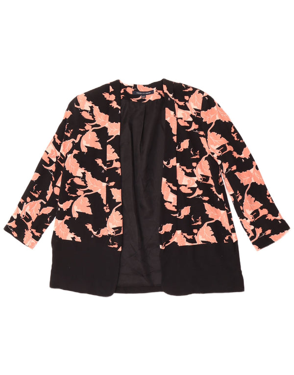 Jachetă Blazer pentru damă French Connection, cu ajustare largă, UK 8, Negru, Floral