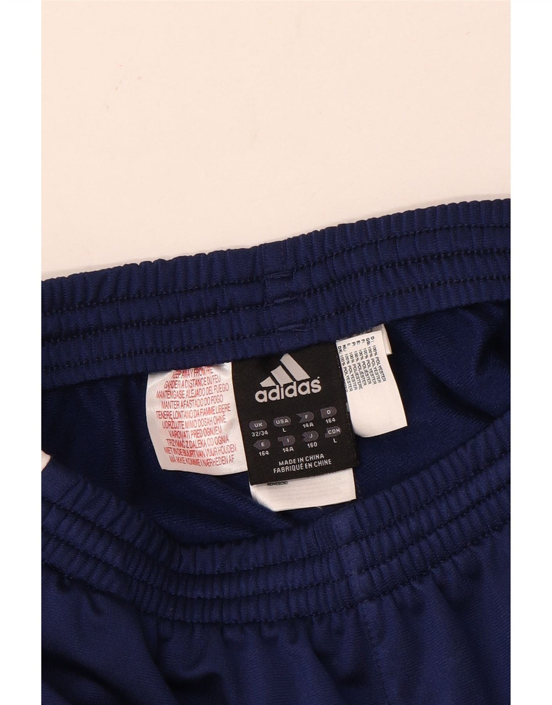 Pantaloni de trening Adidas pentru băieți 13-14 ani, albastru, poliester