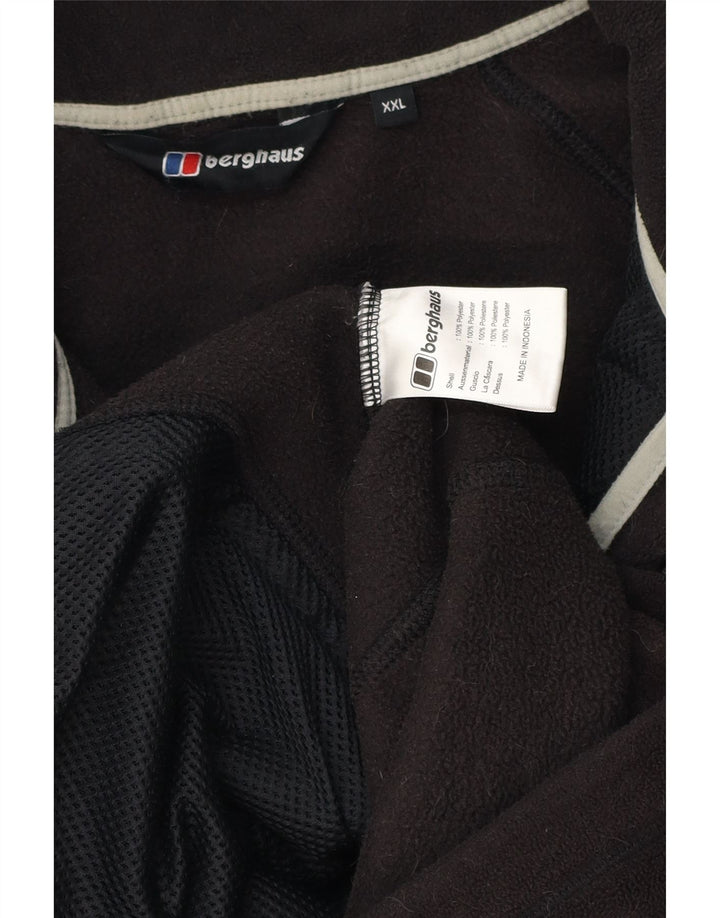 Jachetă fleece pentru bărbați Berghaus UK 44 2XL poliester negru