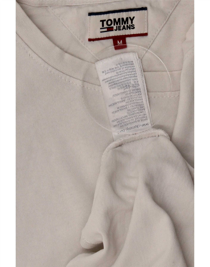 Tricou Tommy Hilfiger pentru bărbați Top Medium White Bumbac