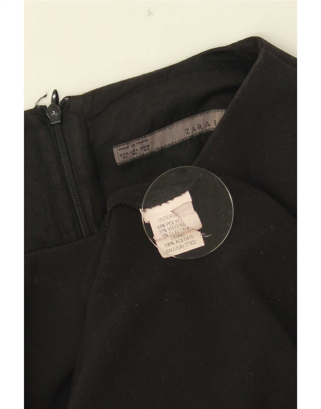 Rochie pentru femei Zara UK 18 XL Poliester negru