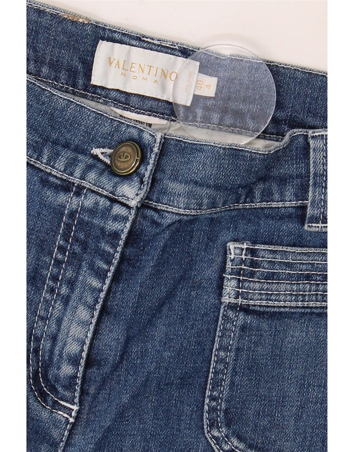 Blugi slim pentru femei Valentino IT 40 Small W28 L30 Albastru