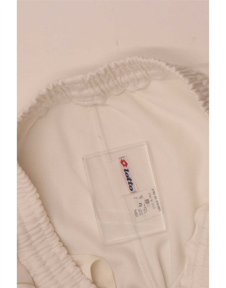 Pantaloni scurti sport pentru femei Lotto UK 12 Medium White Geometric