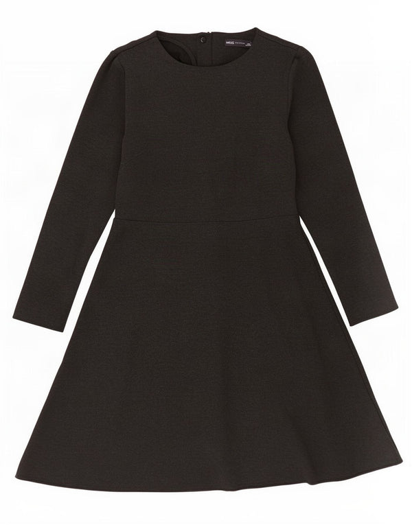 Rochie în formă de A cu mânecă lungă pentru femei Marks & Spencer UK 8, mic, gri, viscoză