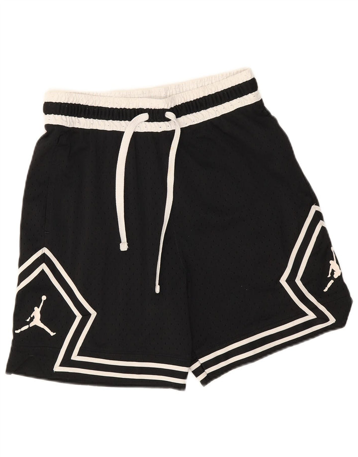 Pantaloni scurți sport grafic Dri Fit Jordan pentru bărbați, negru, poliester color bloc