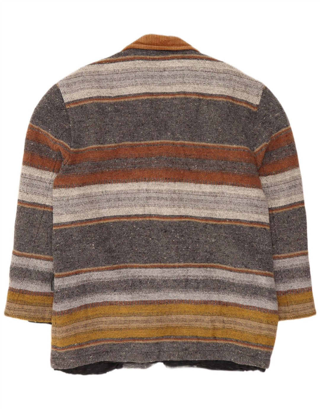 Jachetă pentru bărbați VINTAGE cu 4 nasturi, UK 40, mare, cu dungi multicolore