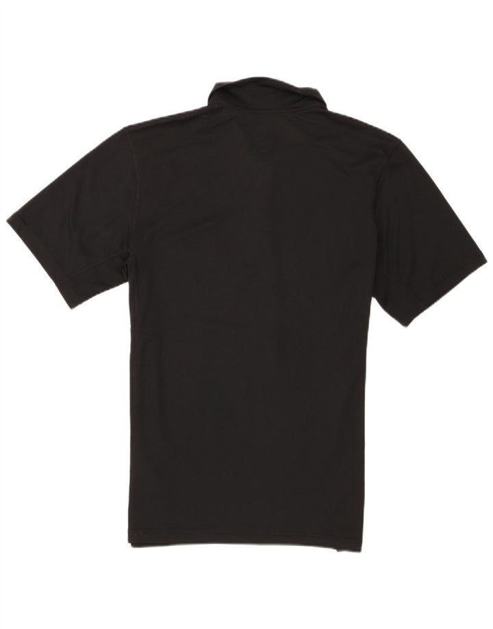 Tricou polo Nike Dri Fit pentru bărbați, poliester negru mic