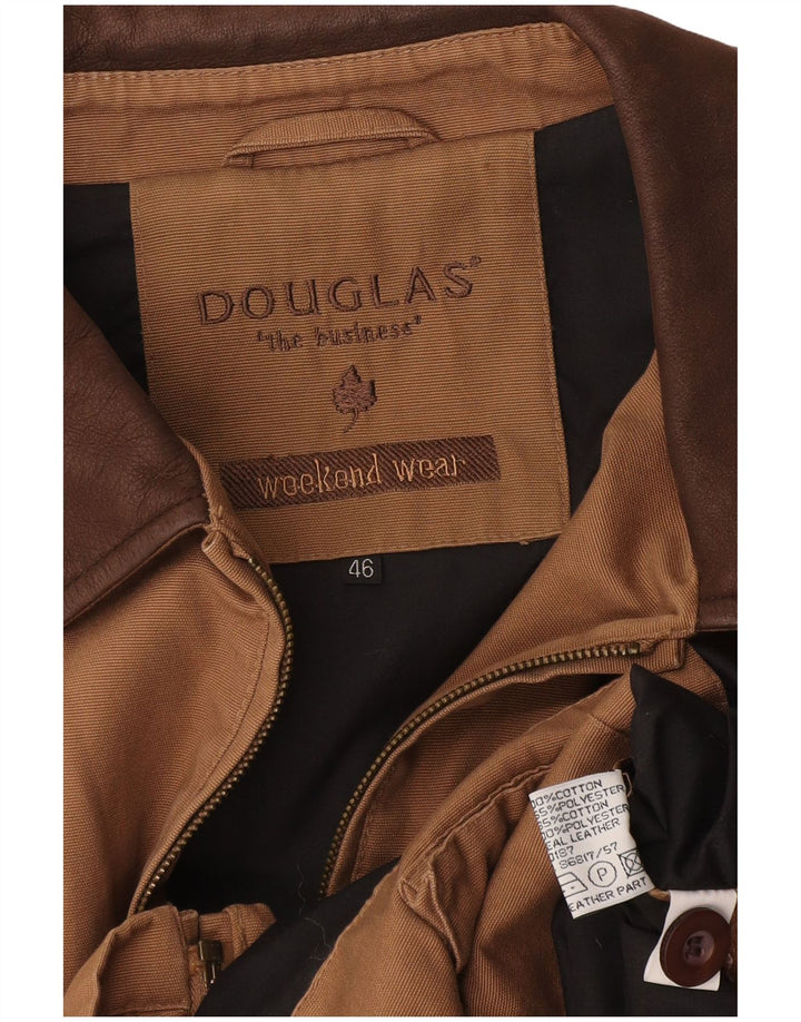 Bomber Douglas pentru bărbați UK 46 3XL bumbac bej