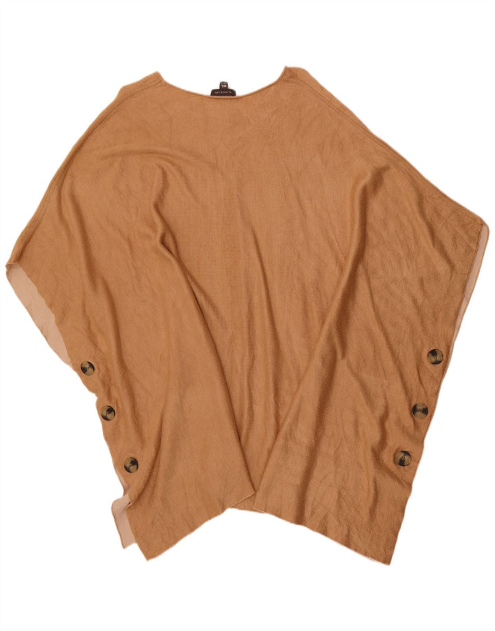 Jumper Poncho pentru femei Autograph UK 14 Medium Bej Bumbac