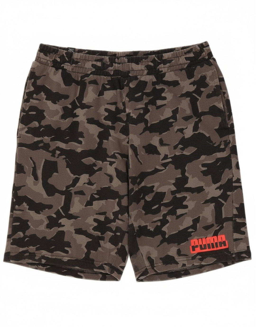 Pantaloni scurți sport Puma pentru bărbați, bumbac, camuflaj, gri mari