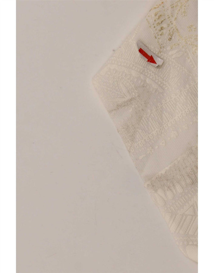 Rochie Schimbată pentru Damă Zara UK 12 Medium White Paisley