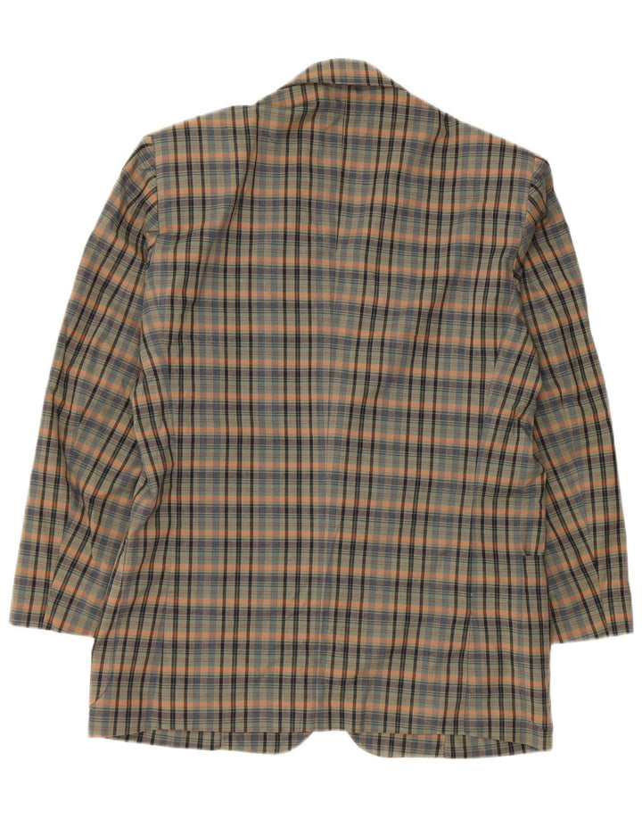 Jachetă pentru femei Ingram Azimut cu 2 nasturi, IT 48 XL, bumbac verde check