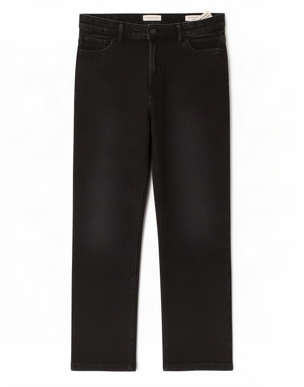 Marks & Spencer Blugi drepti pentru femei Lift Crop UK 14 Medium W30 L25 Negri