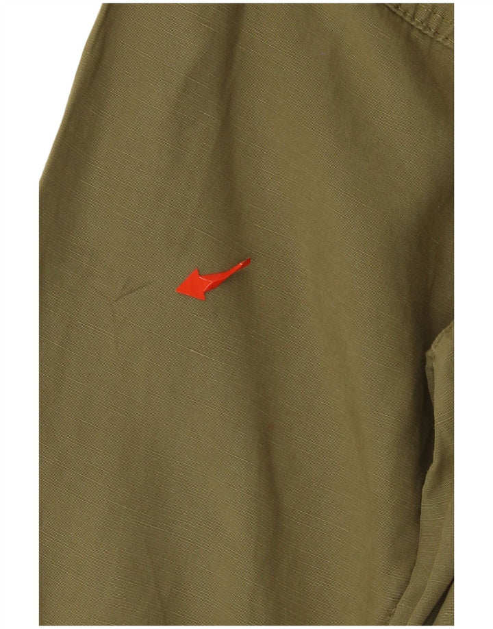 Pardesiu supradimensionat pentru femei Zara UK 14 Medium Khaki Lyocell