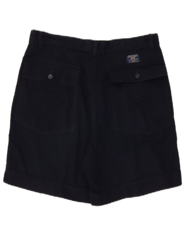 Pantaloni scurți cargo pentru femei Rifle W33, mari, albastru, bumbac
