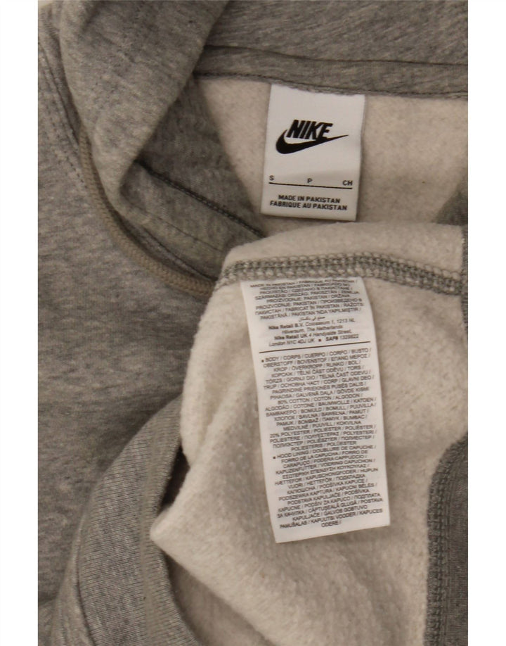 Pulover Nike pentru bărbați, bumbac cu pete mici, gri