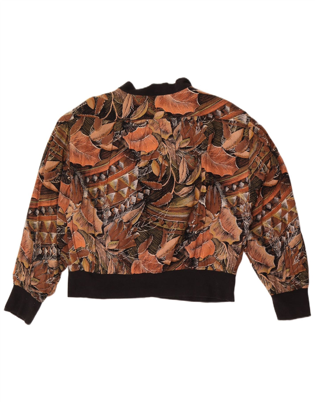 Bomber Vintage pentru femei EU 40 Maro Mediu Floral