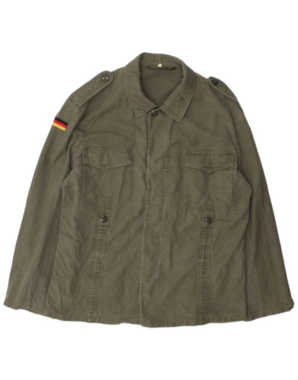 Jachetă militară vintage pentru bărbați UK 40 Large Khaki