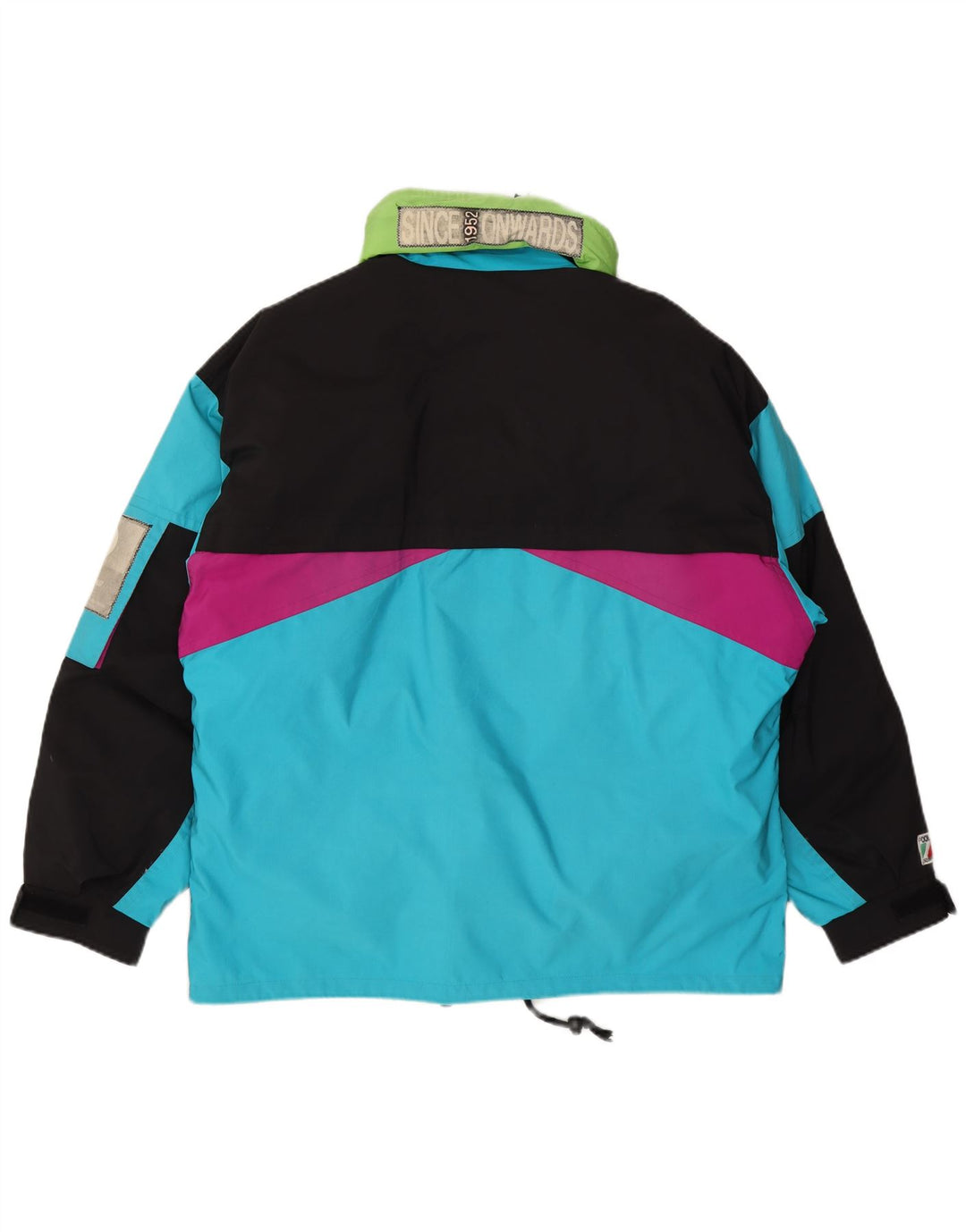 Jachetă de schi Colmar pentru bărbați, cu glugă, cu formă lejeră, IT 50 Medium Blue Colorblock