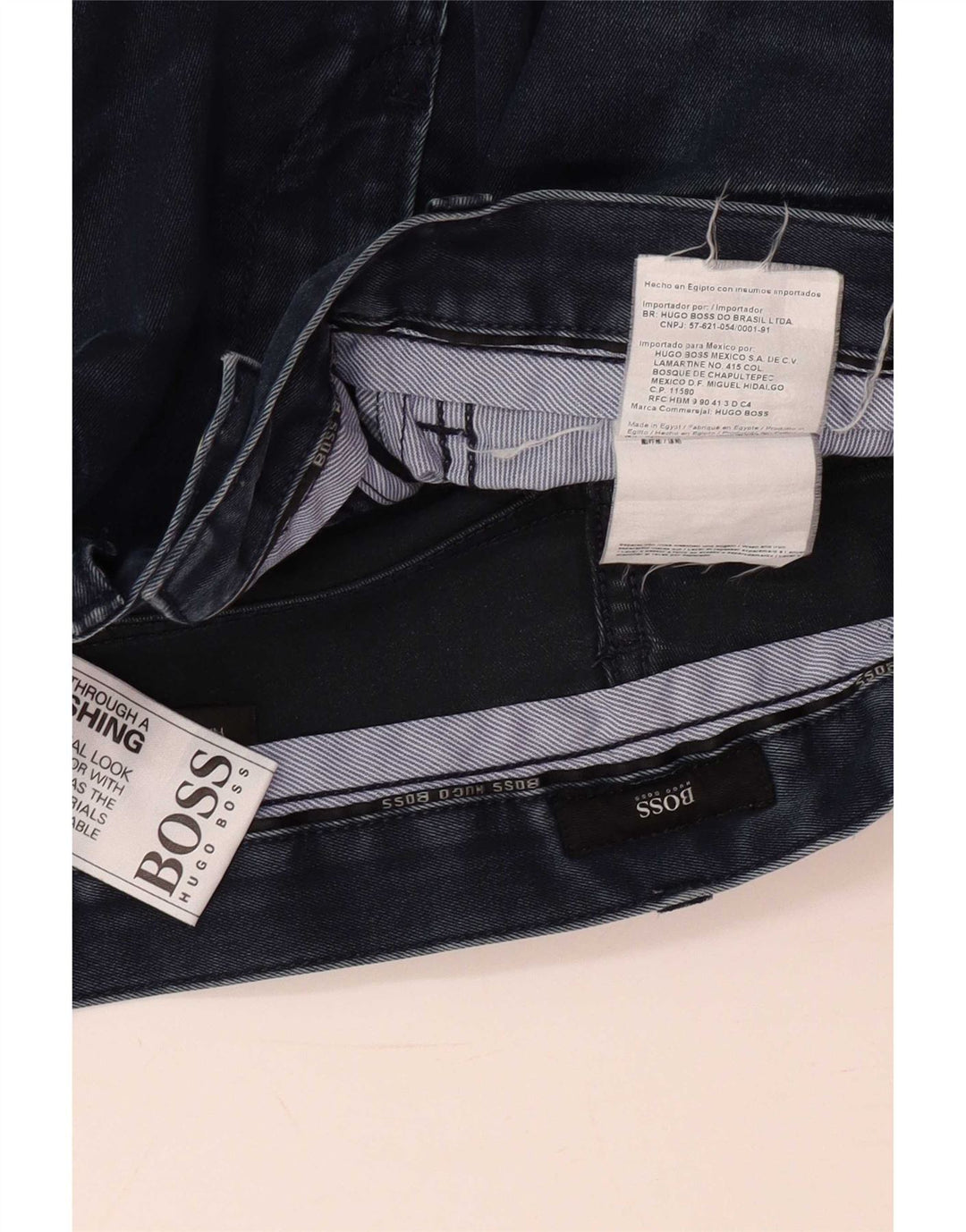 Blugi slim pentru bărbați Hugo Boss W30 L32 Bumbac albastru