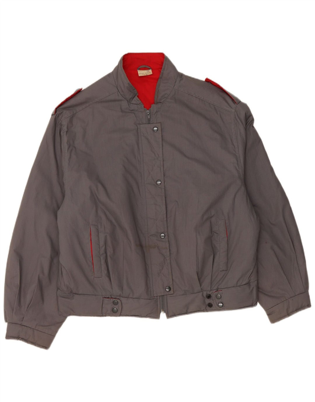 Jachetă militară vintage supradimensionată pentru femei IT 48 XL bleumarin
