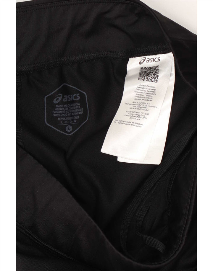Pantaloni de trening Asics Capri pentru femei UK 14 Poliester negru mare