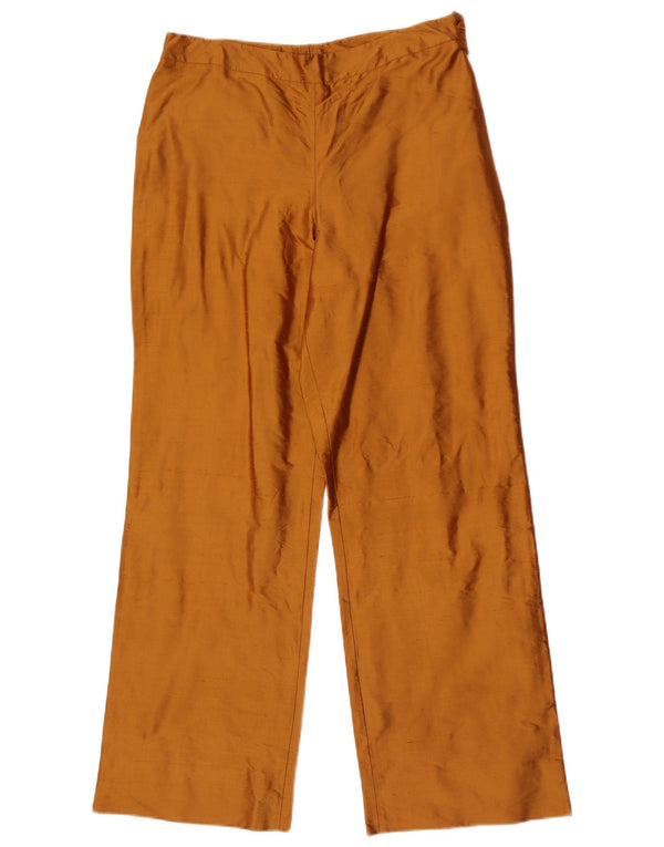 Luisa Spagnoli Pantaloni casual drepti pentru femei IT 46 Large W30 L30 Portocaliu