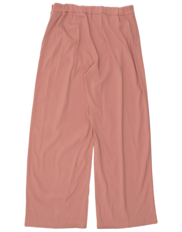 Marks & Spencer Pantaloni largi pentru femei cu talie înaltă UK 20 2XL W36 L33 roz