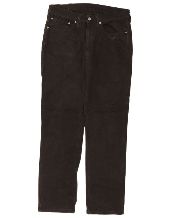 Blugi drepti pentru bărbați Levi's 514 W34 L32 bumbac negru
