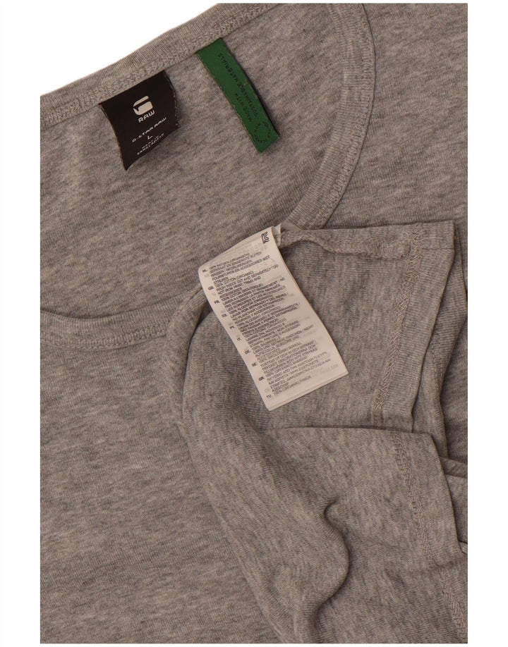 Tricou pentru bărbați G-Star Top mare, gri bumbac cu pete