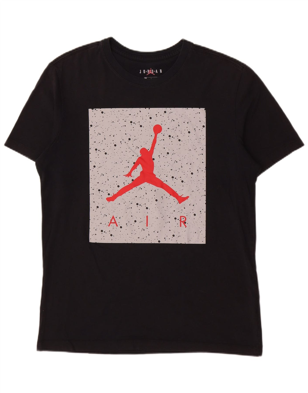 Tricou grafic Jordan pentru bărbați Top mediu negru bumbac