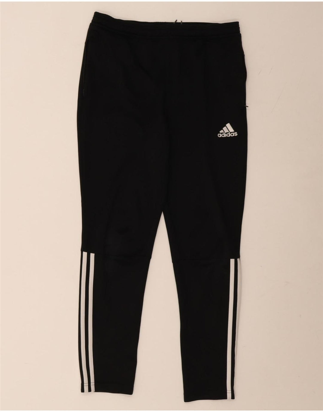 Pantaloni de trening Adidas baieti 13-14 ani poliester negru