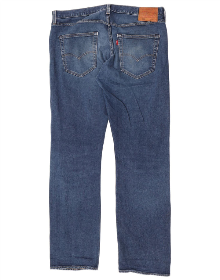 Blugi drepti pentru bărbați Levi's 501 W36 L32 Bumbac albastru