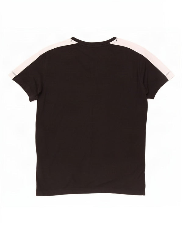 Tricou grafic Champion pentru femei Top UK 12 Medium Black Colorblock