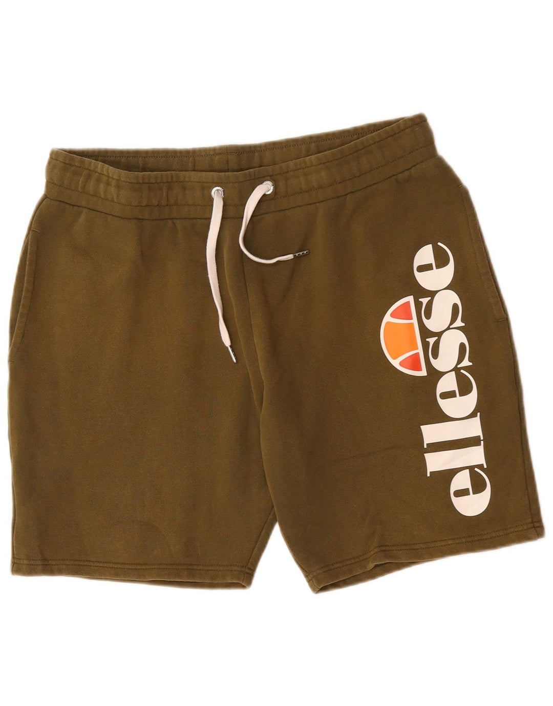 Pantaloni scurți sport grafic pentru bărbați Ellesse, bumbac kaki mari