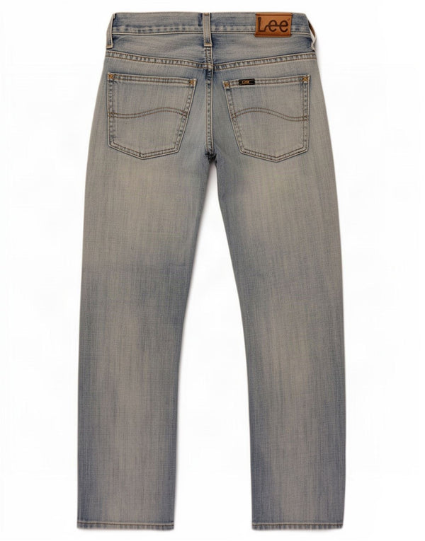 Lee Boys Pueblo Blugi drepti, cu tăiere relaxată, 9-10 ani W26 L27 Bumbac albastru