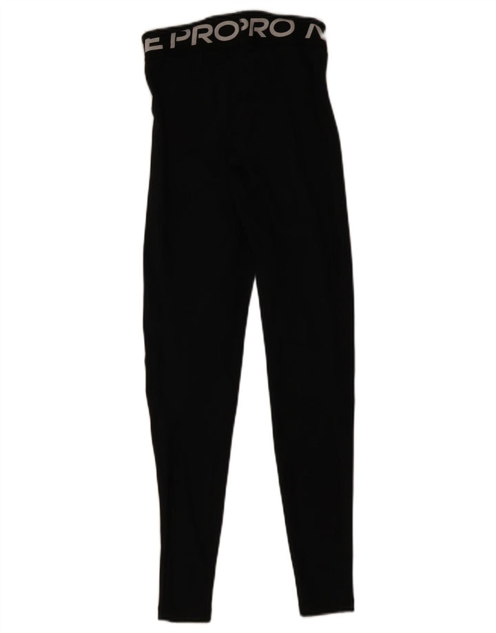 Leggings Nike Dri Fit Graphic pentru femei UK 4 XS Poliester negru