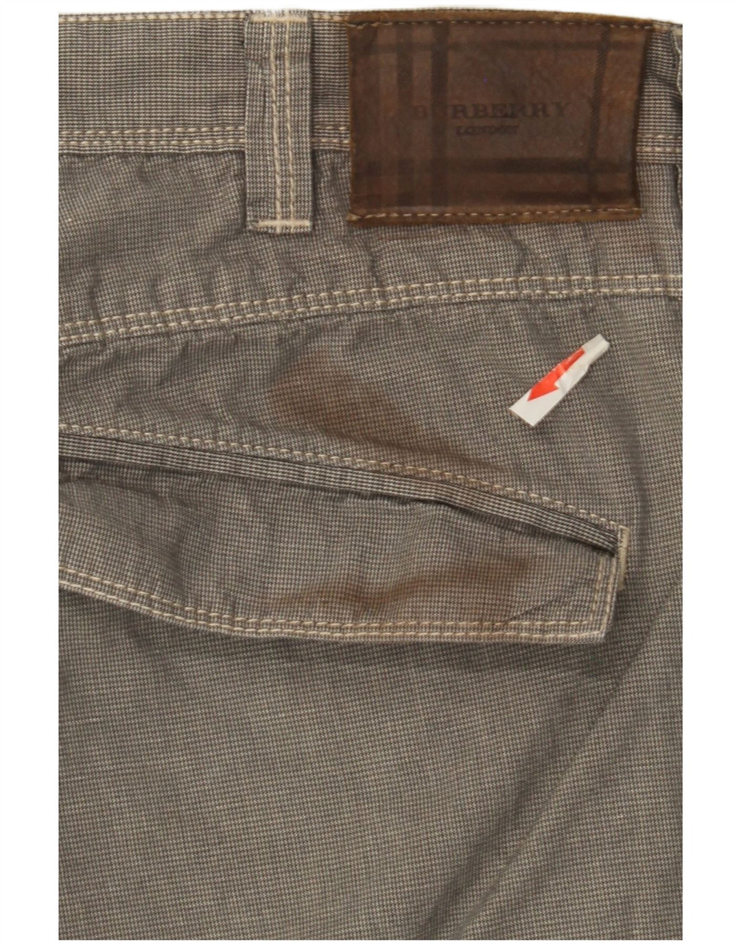 Pantaloni chino drepți pentru bărbați Burberry W32 L34 gri